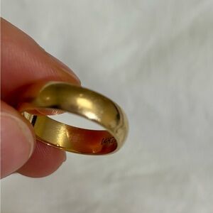 14k gold band ring